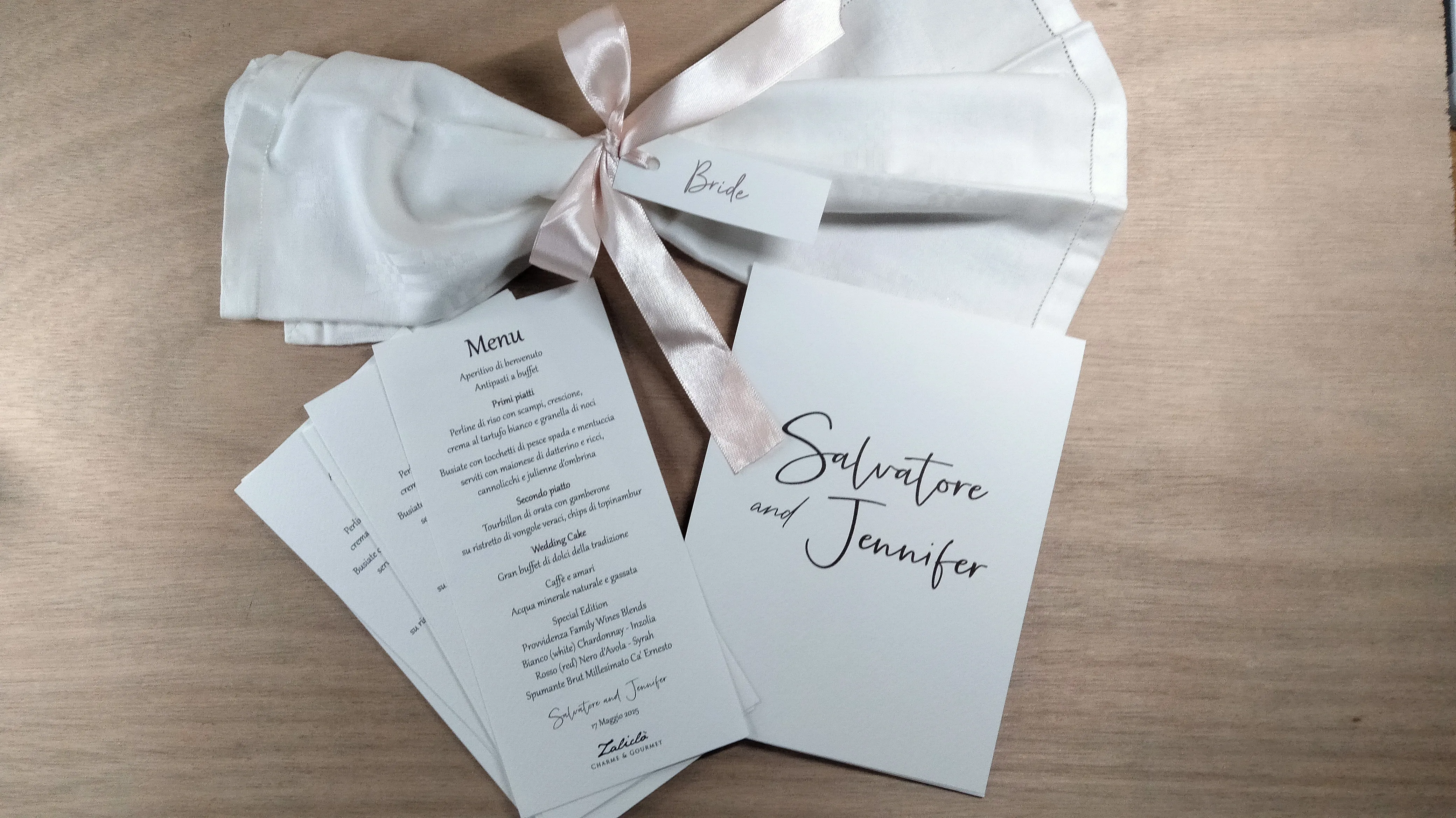 Progetto grafico per matrimonio a Palermo - Esempio 6